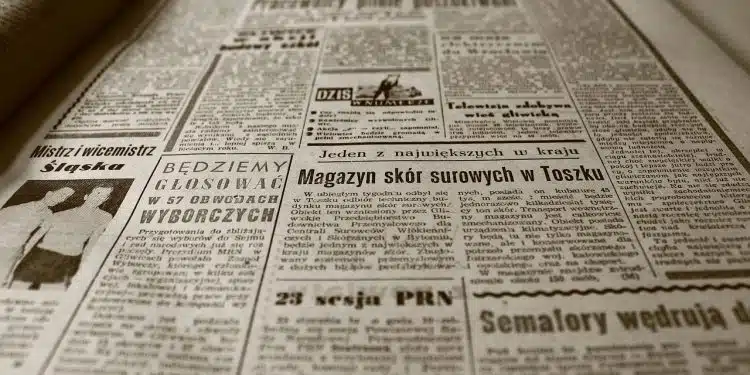 old newspaper, newspaper, retro
