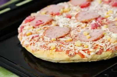 décongeler une pizza cuite