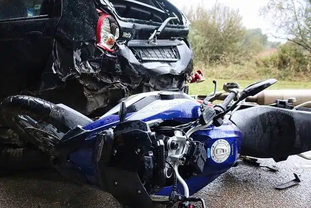 Accident moto 