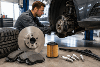 Pièces d’usure sur une voiture