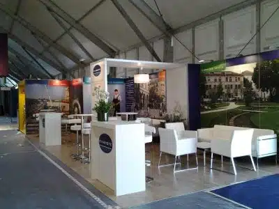 Un stand à l'Espace Collectivités territoriales