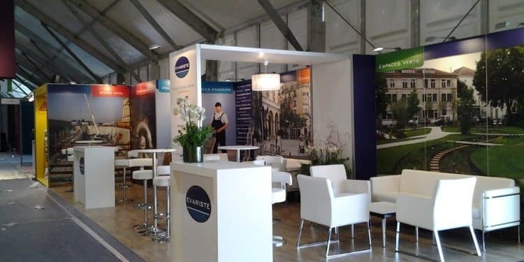 Un stand à l'Espace Collectivités territoriales