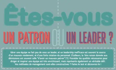 Infographie : Différences entre patron et leader : la lutte incessante entre pouvoir et leadership