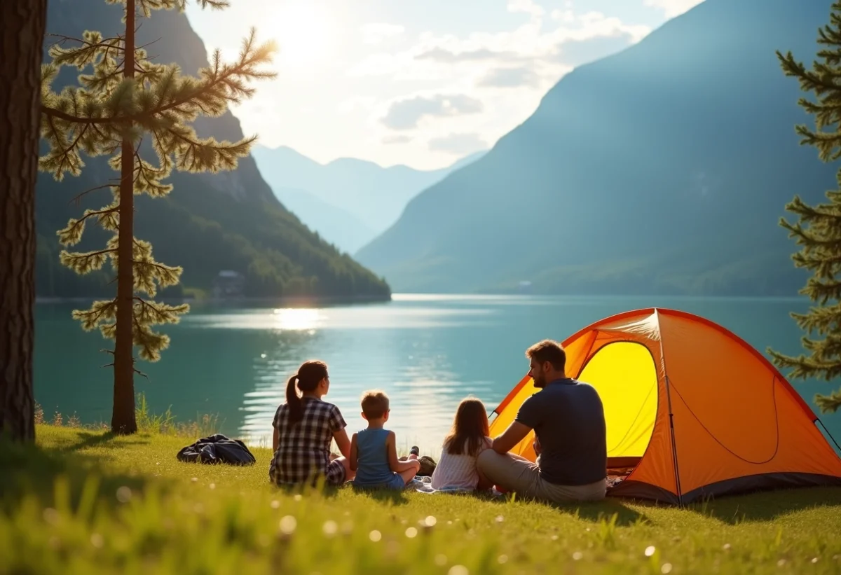 camping dans le jura