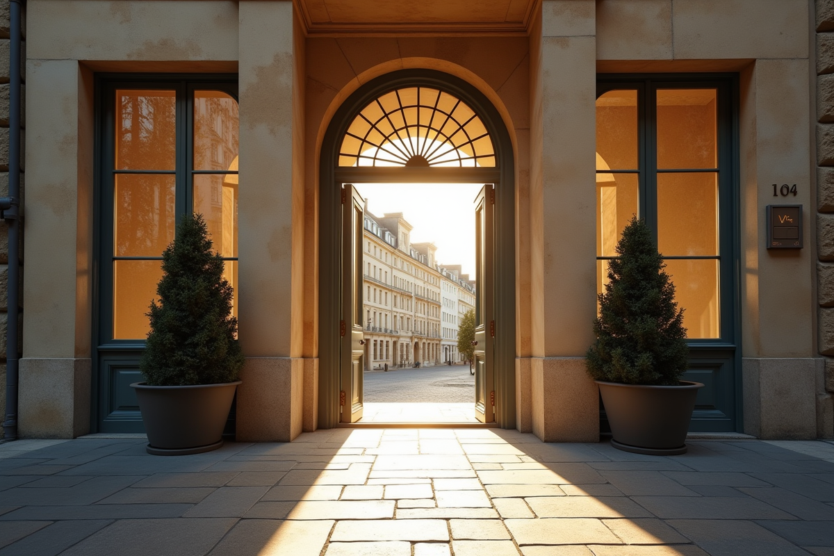 Façade en pierre d