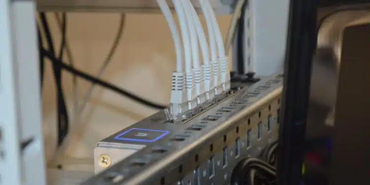 close up photography of mining rig