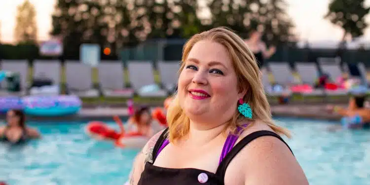 woman wearing black top during daytime