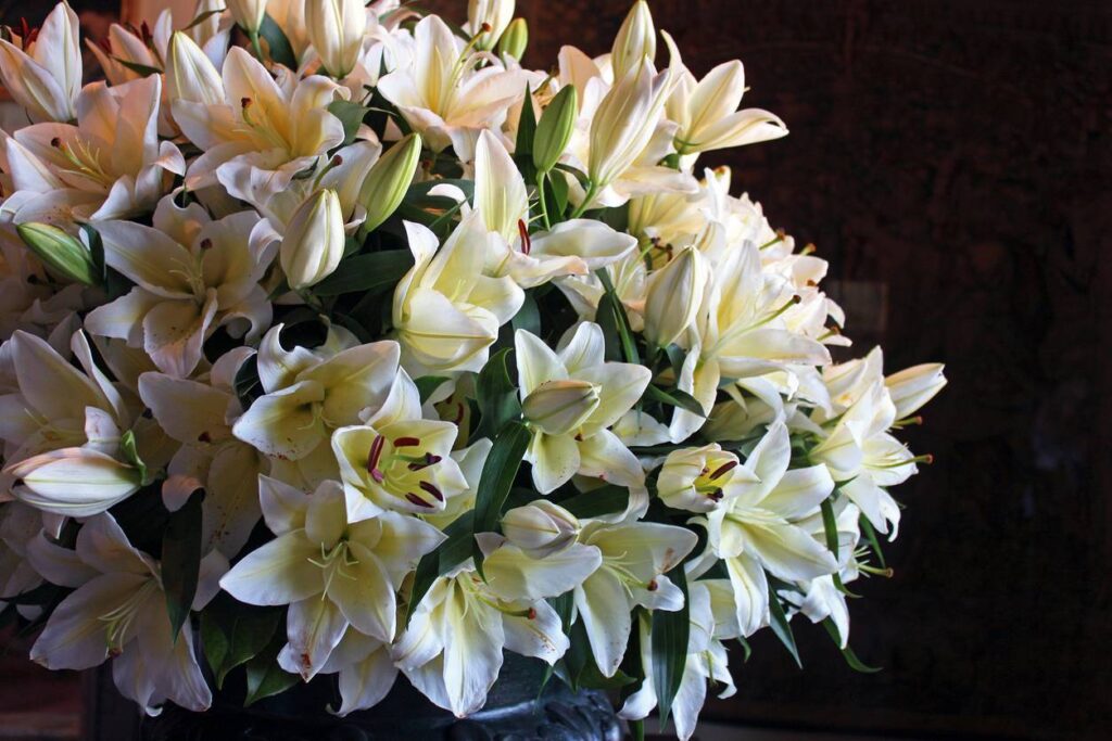 bouquet fleurs condoléances